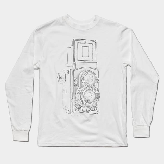 Vintage Camera Long Sleeve T-Shirt by VintCam